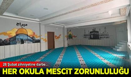 Okullara neden mescit zorunluluğu getiriliyor?