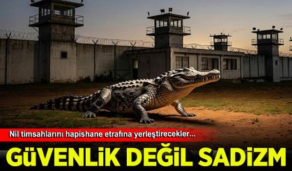 Siyonist İsrail hapishane etrafına timsah yerleştiriyor