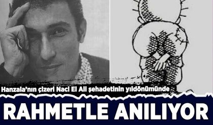 Hanzala'nın çizeri Naci el Ali şehadetinin yıldönümünde rahmetle anılıyor