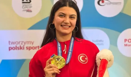 Milli sporcudan Avrupa'da altın madalya!