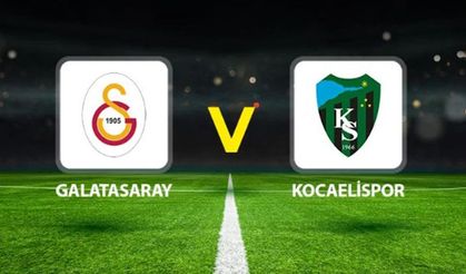 Galatasaray-Kocaelispor: İlk 11'ler belli oldu