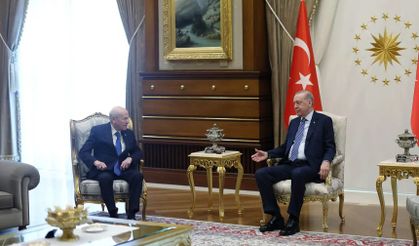 Erdoğan ile MHP lideri Bahçeli arasında kritik görüşme: İlk kareler geldi