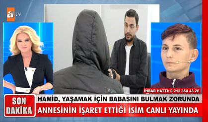 Hamid'in yıllardır aradığı babası ortaya çıktı! Müge Anlı'nın programında yüzleştiler