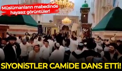 Siyonistler, Harem-i İbrahim Camii'nde dans edip kutlama yaptılar!