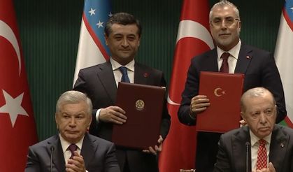 Türkiye-Özbekistan ilişkilerinde yeni adım: 5 anlaşma imzalandı