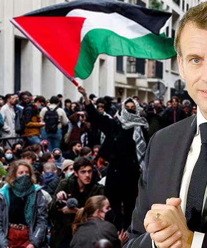 Macron, üniversitelerdeki 'Gazze' protestolarını hedef aldı