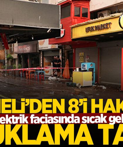 İzmir'deki elektrik kaçağı faciasında sıcak gelişme