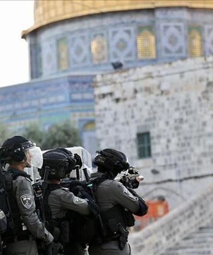 100 İsrailli, "Yom Kippur" öncesi Mescid-i Aksa'ya baskın düzenledi