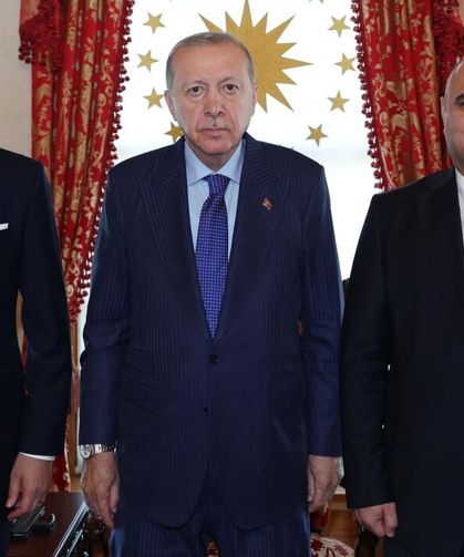 Cumhurbaşkanı Erdoğan, Kerkük Valisi Ağa'yı kabul etti