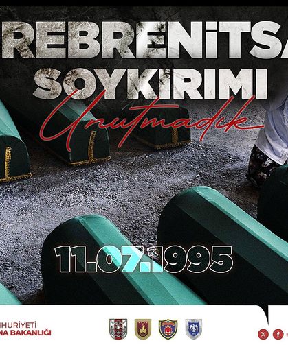 MSB, Srebrenitsa şehitlerini andı
