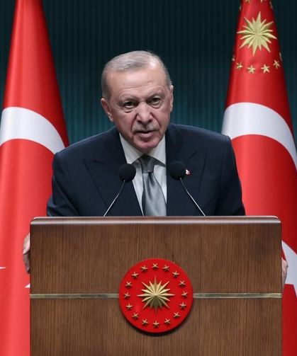 Cumhurbaşkanı Erdoğan, Faye ile görüştü