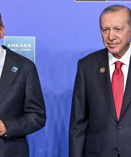 Cumhurbaşkanı Erdoğan, Rinkevics ile görüştü