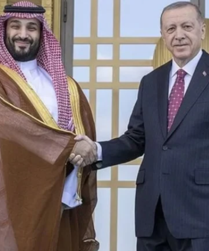 Cumhurbaşkanı Erdoğan, Prens Muhammed Bin Selman ile görüştü