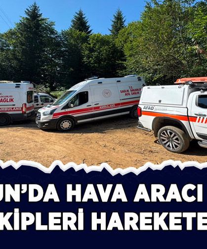Giresun'da "hava aracı düştü" ihbarı ekipleri harekete geçirdi