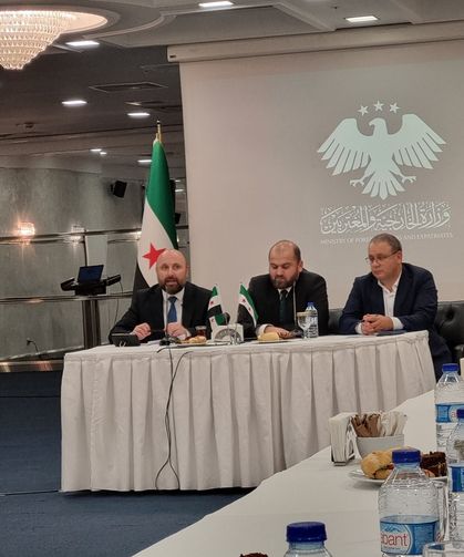 Suriye Ankara Büyükelçiliği Maslahatgüzarı Fadi Alqassem STK'larla buluştu