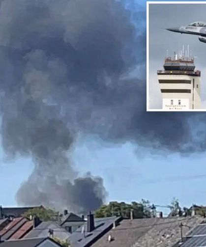 Almanya'da ABD'nin hava üssünden kalkan F-16 düştü