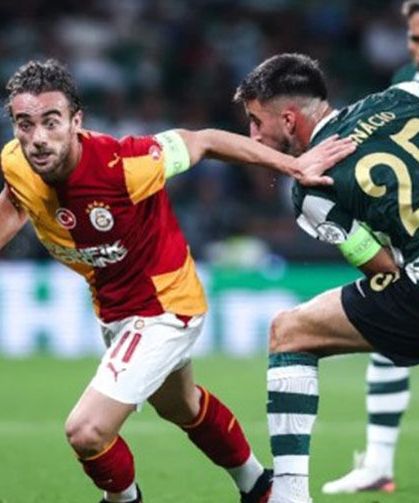 Galatasaray, UEFA Şampiyonlar Ligi'nde Sporting Lizbon'a mağlup oldu