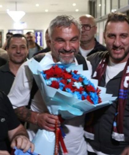 Trabzonspor'un yeni teknik direktörü Thomas Reis Trabzon'a geldi