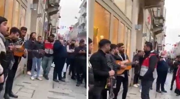 İstiklal Caddesi'nde 'Kürtçe müzik engellendi' provokasyonu