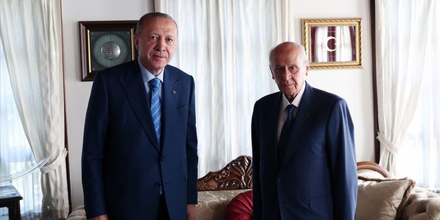 Başkan Erdoğan’dan MHP lideri Bahçeli’ye ziyaret
