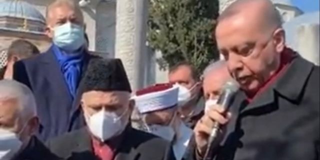 Erdoğan, Muhammed Emin Saraç'ın cenazesinde Fatiha okudu