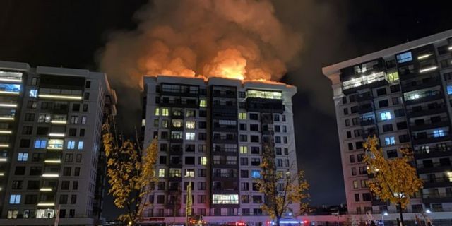 İşten çıkarılan kapıcı önce suları kesti sonra 11 katlı binayı ateşe verdi