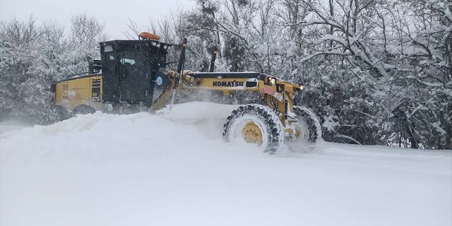 Bilecik'te kar nedeniyle 9 köy yolu ulaşıma kapandı