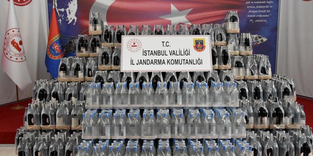 İstanbul'da sahte içki operasyonunda 1 kişi tutuklandı