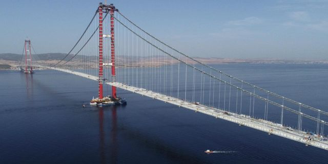 1915 Çanakkale Köprüsü'nde sona geliniyor
