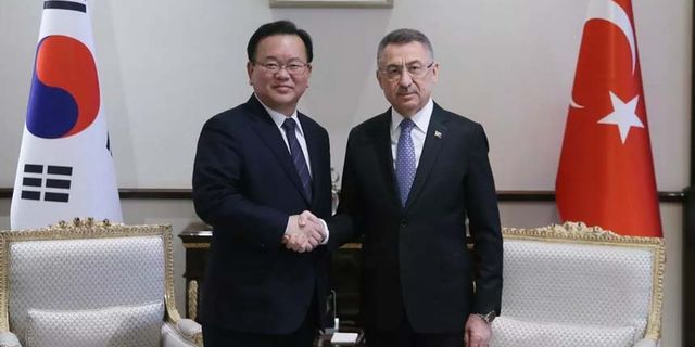 Cumhurbaşkanı Yardımcısı Oktay, Kore Cumhuriyeti Başbakanı Kim ile görüştü