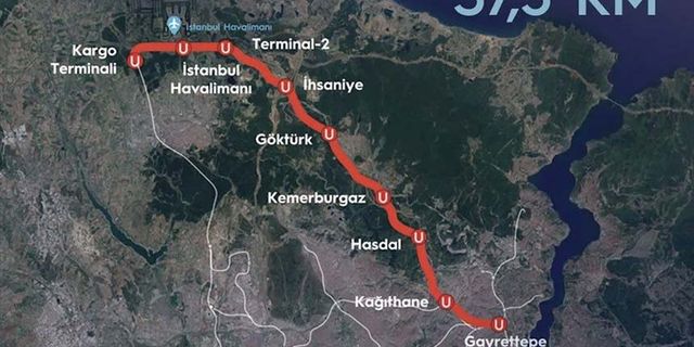 Gayrettepe-İstanbul Havalimanı metro hattında sona gelindi