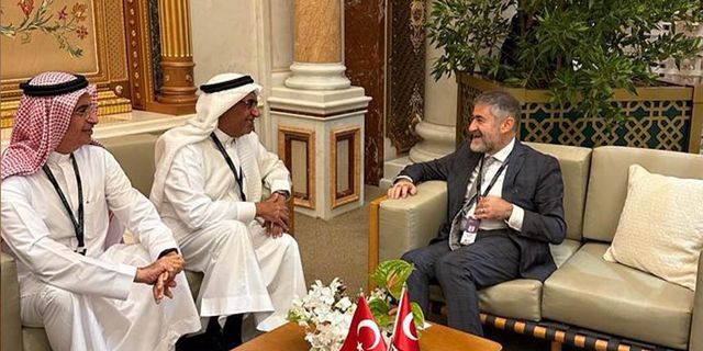 Nureddin Nebati, Suudi Arabistan Maliye Bakanı ile görüştü
