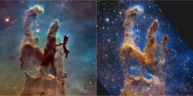 James Webb Uzay Teleskobu "Yaratılış Sütunları"nı görüntüledi