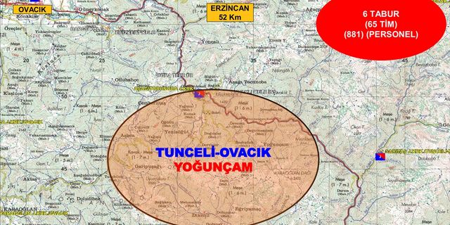 Tunceli'de Eren Abluka Sonbahar-Kış-13 Operasyonu başlatıldı