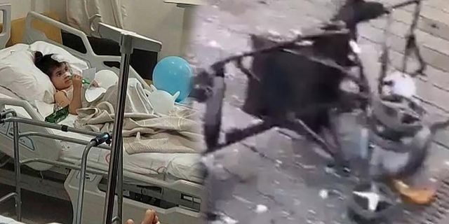Taksim'deki hain saldırıda bebek arabası parçalanan Almeda bebek taburcu oldu
