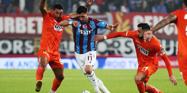 Alanyaspor, Trabzonspor'u farklı yendi: 5-0