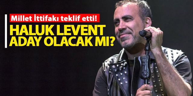 Haluk Levent milletvekili adayı olacak mı? Millet İttifakı iddialara cevap verdi...