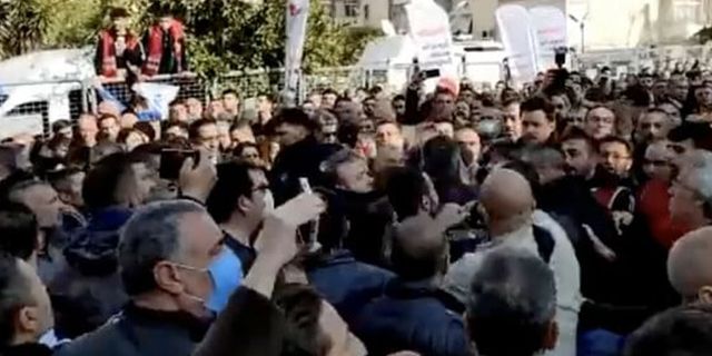 Kılıçdaroğlu’nun korumaları protesto yapan belediye işçilerini darp etti