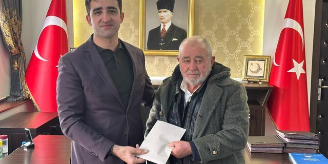 Edirne'de 81 yaşındaki Selim Güngör umre parasını depremzedeler için bağışladı