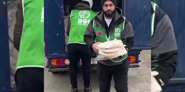 Suriye Azez'deki kardeşlerimiz Kilis halkına yardım gönderdi