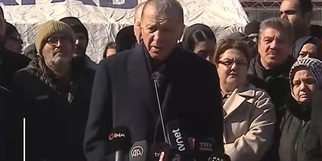Başkan Erdoğan depremin merkez üssündeydi