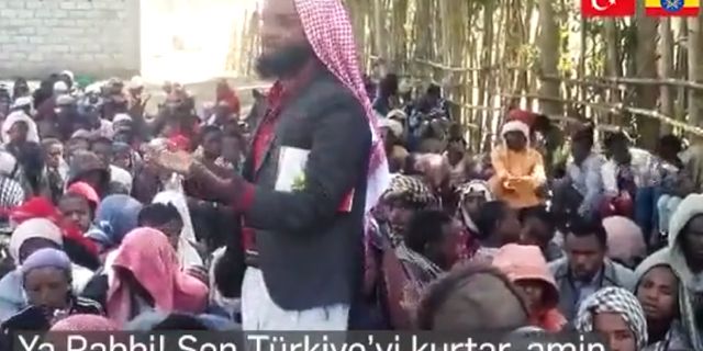 Etiyopya’daki Müslümanlardan Türkiye'deki depremzedeler için dua