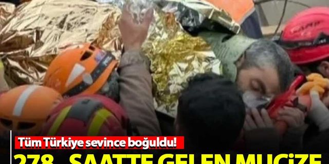 Hatay'da 278. saatte Hakan Yasinoğlu enkaz altından çıkarıldı