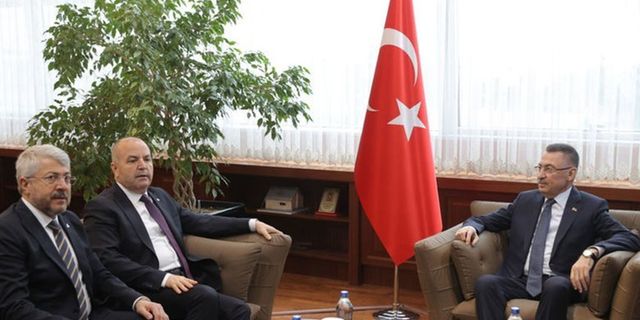 Cumhurbaşkanı Yardımcısı Oktay, Anavatan Partisi Genel Başkanı Çelebi ile görüştü