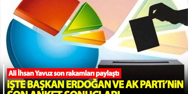 Ali İhsan Yavuz son rakamları paylaştı! İşte Erdoğan ve AK Parti'nin oy oranı
