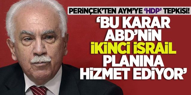 Perinçek'ten AYM'ye 'HDP' tepkisi! 'Türk milletine sadakatini kaybetmiş bir mahkeme...'