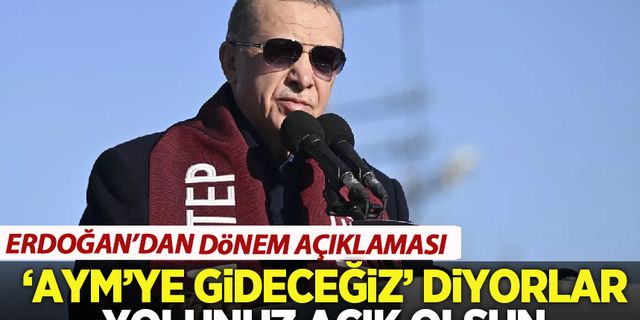 Erdoğan'dan 'dönem' açıklaması: YSK suratlarına vurdu mu?