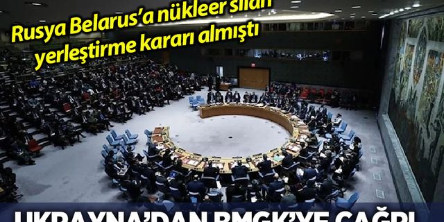 Kremlin'in nükleer hamlesi sonrası Ukrayna'dan BMGK'ye çağrı
