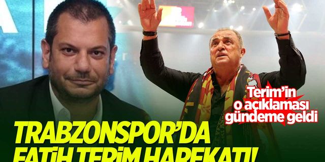 Trabzonspor'da Fatih Terim harekatı