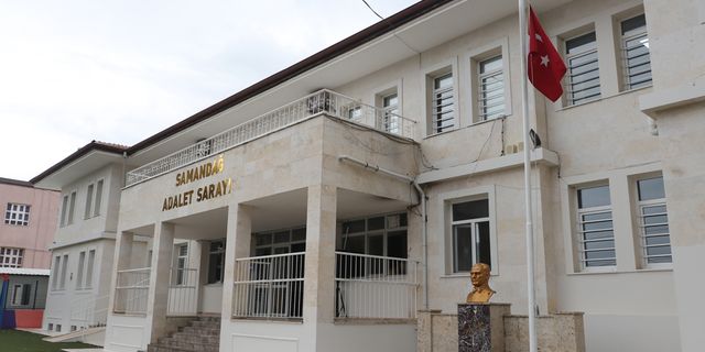 Hatay'da depremde hasar alan Samandağ Adliyesi yeni binasında hizmete girdi